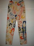 画像2: [USED]-90's【MOSCHINO JEANS】PAINTING HAND LONG PANTS (2)