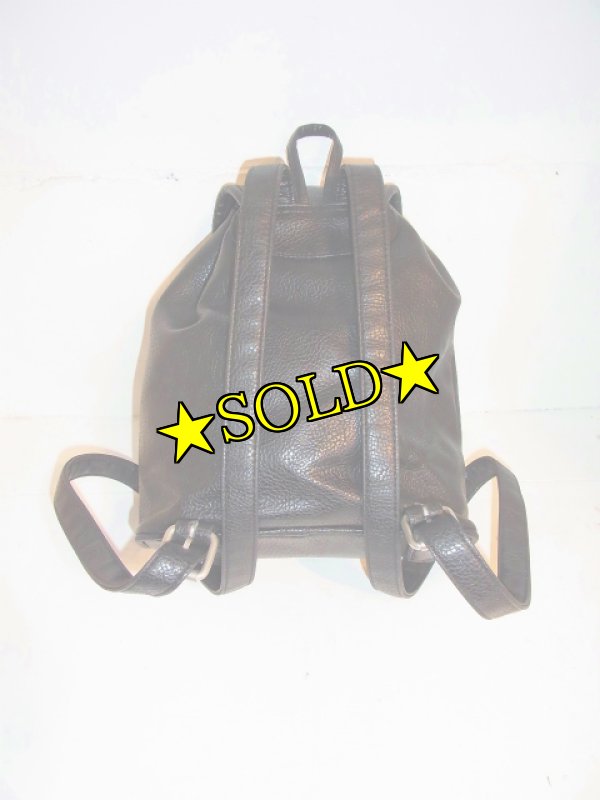 画像4: [UESD]-90's【GUESS】LEATHER BACKPACK (4)