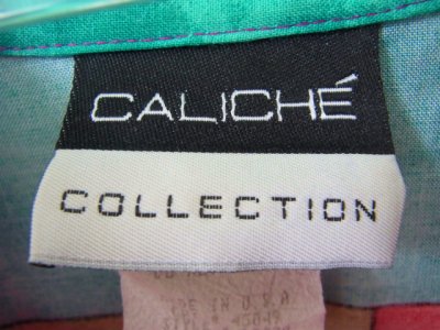 画像1: [USED]-80's【CALICHE】ALL OVER DESIGN S/S-Shirts