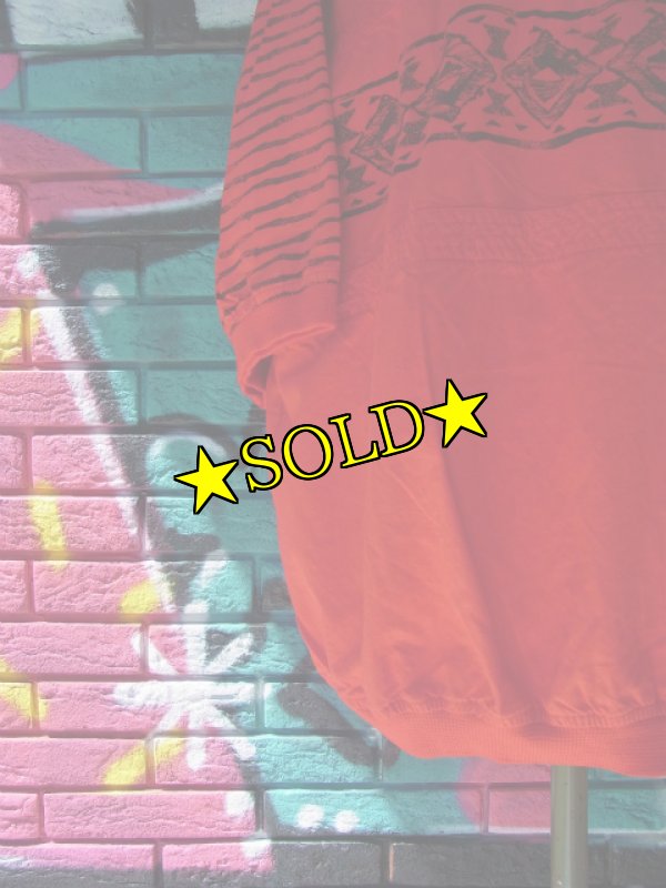 画像2: [USED]-80's【STREET SCENES】ALL OVER DESIGN S/S-TOPS (2)