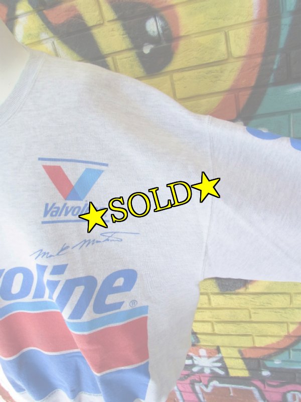 画像5: [USED]-80’s【Valvoline】RACING CREWNECK SWEAT (5)