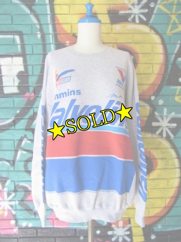画像3: [USED]-80’s【Valvoline】RACING CREWNECK SWEAT (3)