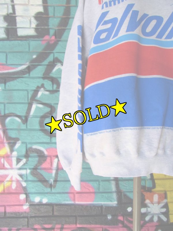 画像2: [USED]-80’s【Valvoline】RACING CREWNECK SWEAT (2)
