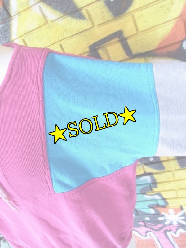 画像5: [USED]-80's【CHAINAWEAR】DESIGN SNAP NECK SWEAT (5)