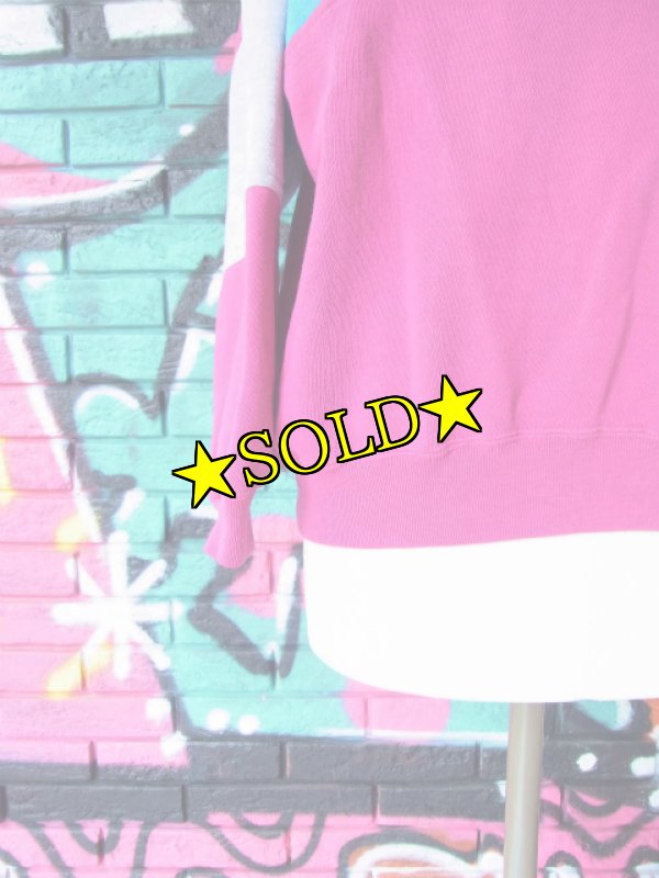 画像2: [USED]-80's【CHAINAWEAR】DESIGN SNAP NECK SWEAT (2)