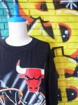 画像1: [USED]-90's【Magic Johnson's T】“CHICAGO BULLS” DESIGN PRINT T-Shirts (1)