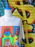 画像1: [USED]-90's【THE FLINTSTONES】“FRED” DESIGN PRINT T-Shirts (1)