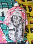 画像4: [USED]-90's【MEGA TOP】“GRIM REAPER”ALL OVER PRINT T-Shirts (4)