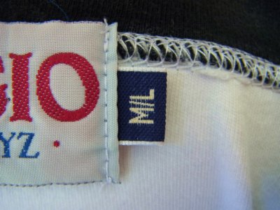 画像2: [USED]-90's【GIORGIO JEANS WEAR】LOGO DESIGN T-Shirts