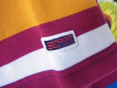 画像2: [USED]-90’s【ESPRIT SPORT】MULTI BORDER DESIGN T-Shirts