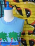 画像1: [USED]-80's【SUNBELT】 PARM TREE PRINT N/S T-Shirts (1)