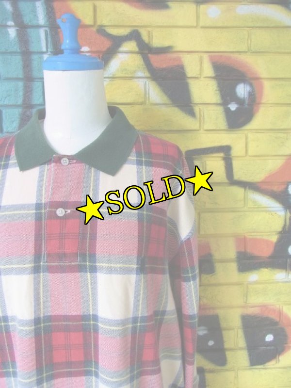 画像3: [USED]-90’s【POLO by RALPH LAUREN】CHECK POLO-Shirts (3)
