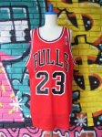 画像3: [USED]-90’s【Champion】“CHICAGO BULLS JORDAN 23” GAME Shirts-RED (3)