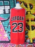 画像4: [USED]-90’s【Champion】“CHICAGO BULLS JORDAN 23” GAME Shirts-RED (4)