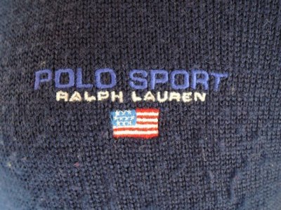 画像2: [USED]-90’s【POLO SPORT Ralph Lauren】EMBROIDERY SWEATER-NAVY