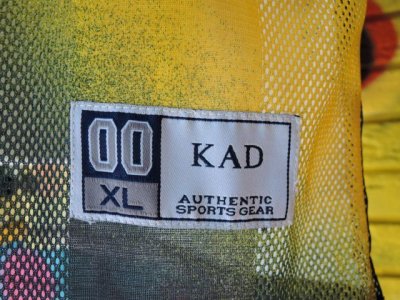 画像3: [USED]-90's【K.A.D.CLOTHING CO.】 GRADATION FOOTBALL Shirts