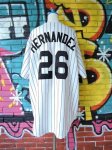 画像2: [USED]-90's【Majestic】“CHICAGO WHITE SOX HERNANDEZ 26” BASEBALL Shirts (2)