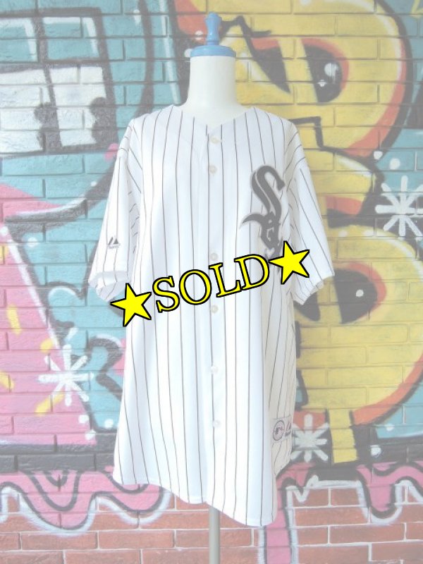 画像1: [USED]-90's【Majestic】“CHICAGO WHITE SOX HERNANDEZ 26” BASEBALL Shirts (1)