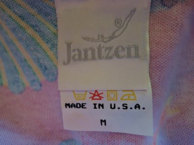 画像1: [USED]-80's【Jantzen】TROPICAL DESIGN ONE PIECE