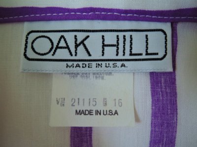 画像1: [USED]-80s【OAK HILL】ALL OVER DESIGN S/S-Shirts