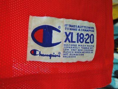 画像2: [USED]-90’s【Champion】“CHICAGO BULLS RODMAN 91” GAME Shirts-RED/XL(18-20)