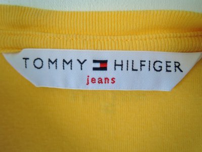 画像1: [USED]-90’s【TOMMY HILFIGER jeans】FLAG DESIGN N/S T-Shirts