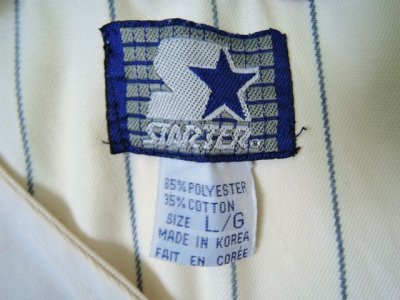 画像1: [USED]-90’s【STARTER】“NEW YORK YANKEES” BASEBALL Shirts-PIN