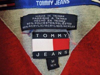 画像1: [USED]-90’s【TOMMY HILFIGER】“TOMMY JEANS” FLEECE TOPS