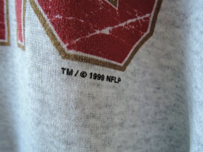 画像2: [USED]-90's【TULTEX】“SAN FRANCISCO 49ers” PRINT BIG SWEAT