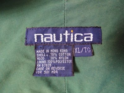 画像1: [USED]-90's【NAUTICA】M-65 TYPE NYLON JACKET