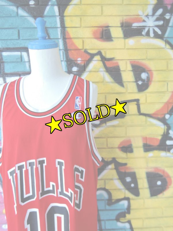 画像3: [USED]-90's【Champion】“CHICAGO BULLS B.J. ARMSTRONG #10” GAME Shirts (3)