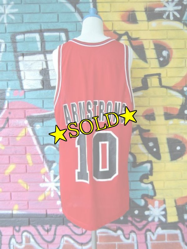 画像2: [USED]-90's【Champion】“CHICAGO BULLS B.J. ARMSTRONG #10” GAME Shirts (2)