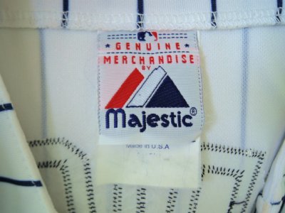 画像1: [USED]-2K's【Majestic】“NEW YORK YANKEES RODRIGUEZ #13” PINSTRIPE BASEBALL Shirts