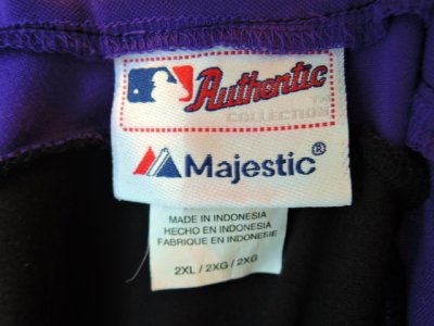 画像1: [USED]-90's【Majestic】“COLORADO ROCKIES” BASEBALL Shirts