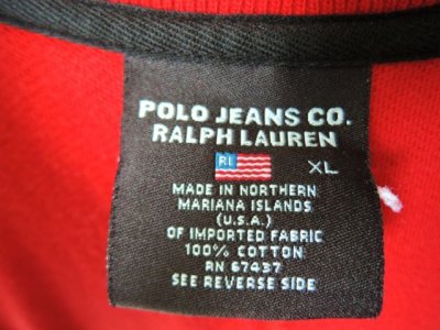 画像1: [USED]-90's【RALPH LAUREN】“POLO JEANS COMPANY” FOOTBALL Shirts