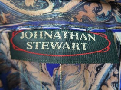 画像1: [USED]-90’s【JOHNATHAN STEWART】ALL OVER DESIGN L/S-Shierts