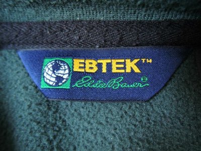 画像1: [USED]-90's【EDDIE BAUER】“EBTEK” EMBROIDERY FLEECE TOPS
