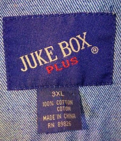 画像1: [USED]-90's【JUKE BOX PLUS】CUTOFF DESIGN DENIM JACKET