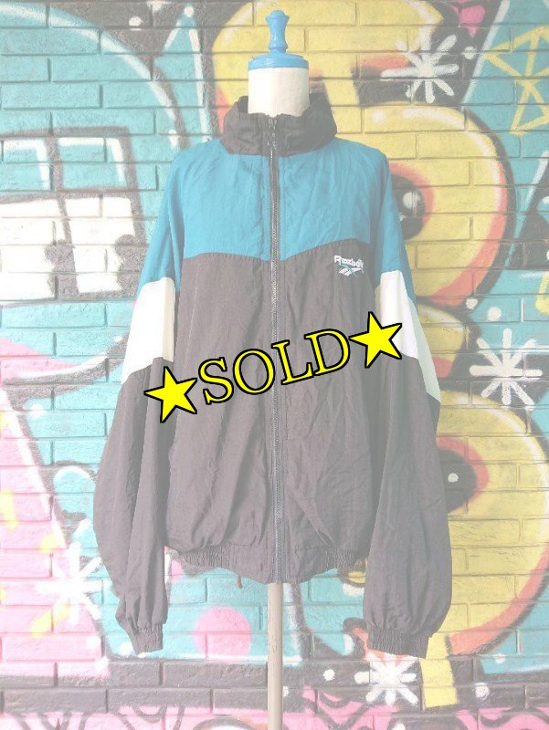 画像1: [USED]-90's【Reebok】 NYLON JACKET (1)