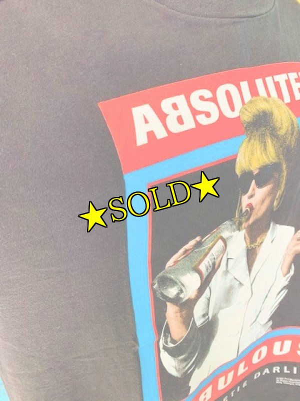 画像4: [USED]-90s【Ghanges】“ABSOLITELY FABULOUS” PRINT TEE (4)