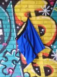 画像1: [USED]-90’s 【POLO SPORT】by Ralph Lauren "USA" SWIM TRUNKS-BLUE (1)