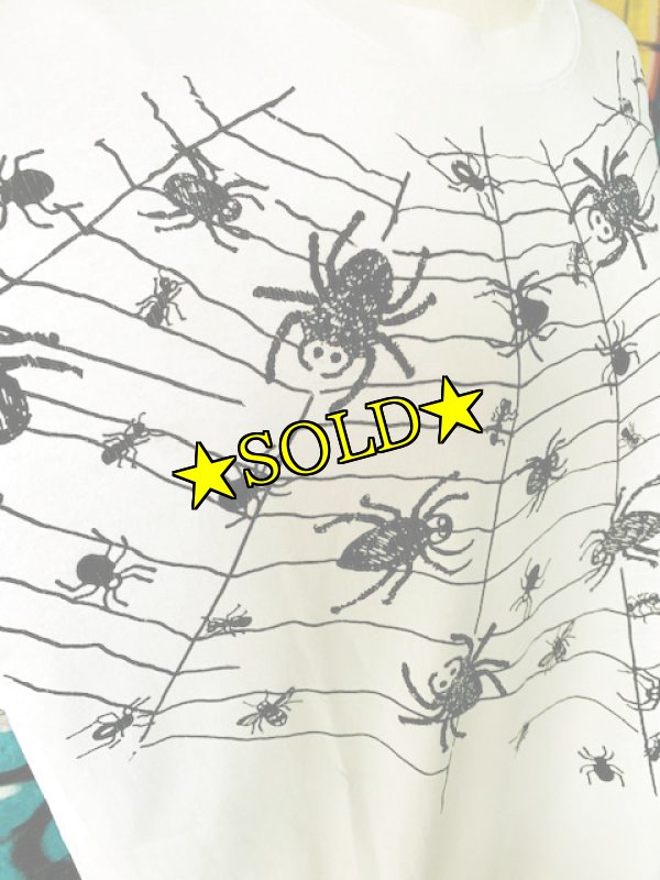 画像4: [USED]-90s【Hanes Fifty-Fifty】“SPIDER" PRINT TEE (4)