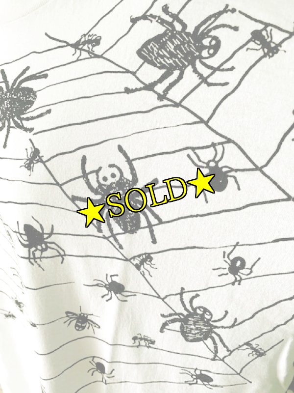 画像3: [USED]-90s【Hanes Fifty-Fifty】“SPIDER" PRINT TEE (3)
