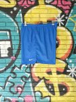 画像5: [USED]-90's【NIKE】"BIG SWOOSH"  NYLON SHORTS-BLUE (5)