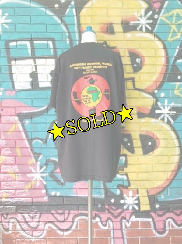 画像2: [USED]-90's【BEST T FRUIT OF THE LOOM】"KENTE" DESIGN TEE (2)