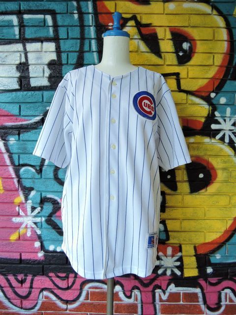 USED]-90's【RUSSELL ATHLETIC】“CHICAGO CUBS SOSA 21” BASEBALL Shirts