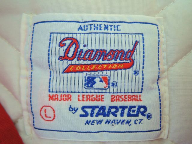 USED]-90's【Diamond by STARTER】“Philadelphia Phillies” STADIUM JACKET